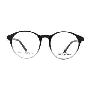 Charcoal Fade Round Eyeglasses N019