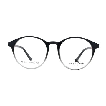 Charcoal Fade Round Eyeglasses N019