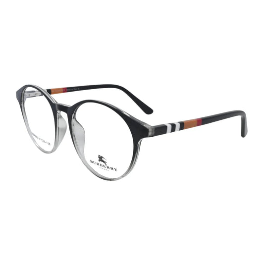 Charcoal Fade Round Eyeglasses N019