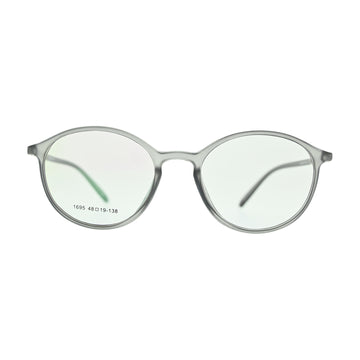 Smoke Grey Round Eyeglasses N021