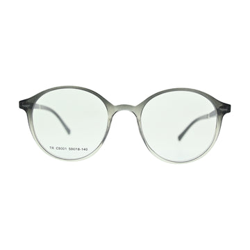Grey Fade Round Eyeglasses N022