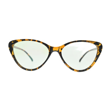 Amber Tortoise Cat Eye Eyeglasses N023