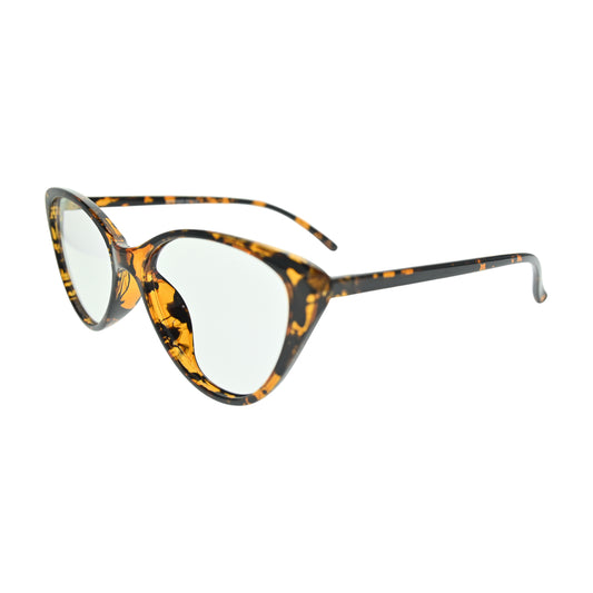 Amber Tortoise Cat Eye Eyeglasses N023