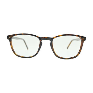 Amber Tortoise Square Eyeglasses N032