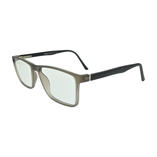 Charcoal Grey Rectangle Eyeglasses N035