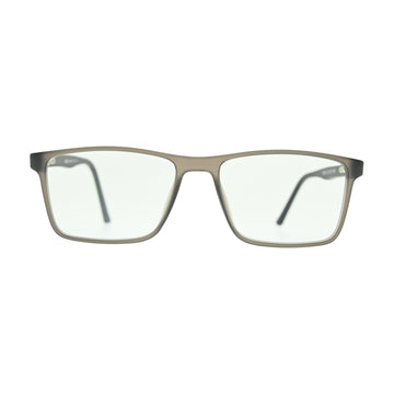 Charcoal Grey Rectangle Eyeglasses N035