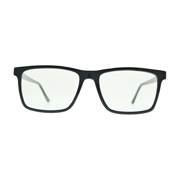 Classic Black Square Eyeglasses N036