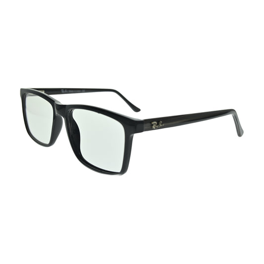 Classic Black Square Eyeglasses N036