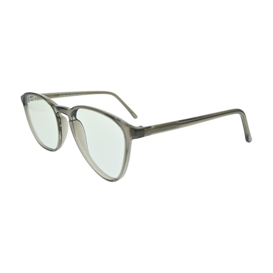 Smoke Grey Round Eyeglasses N040