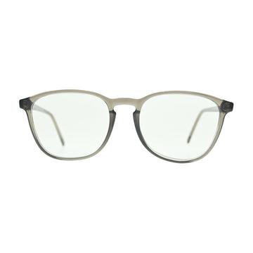 Smoke Grey Round Eyeglasses N040