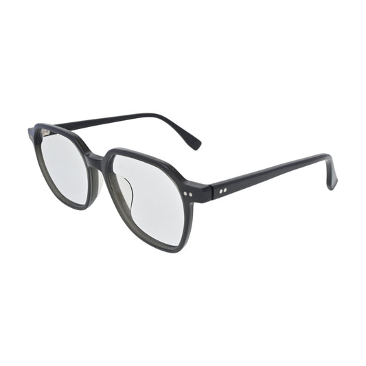 Slate Grey Hexagon Eyeglasses N041