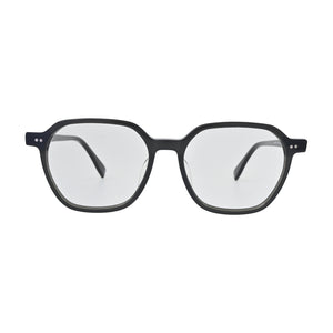 Slate Grey Hexagon Eyeglasses N041