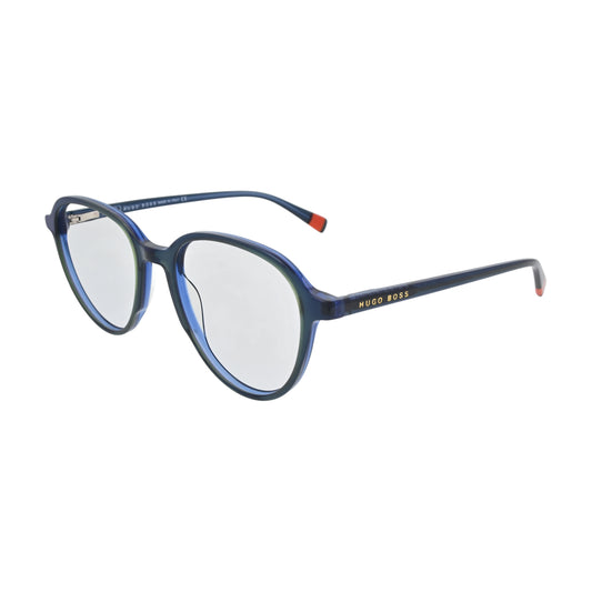 Petrol Teal Round Eyeglasses N043