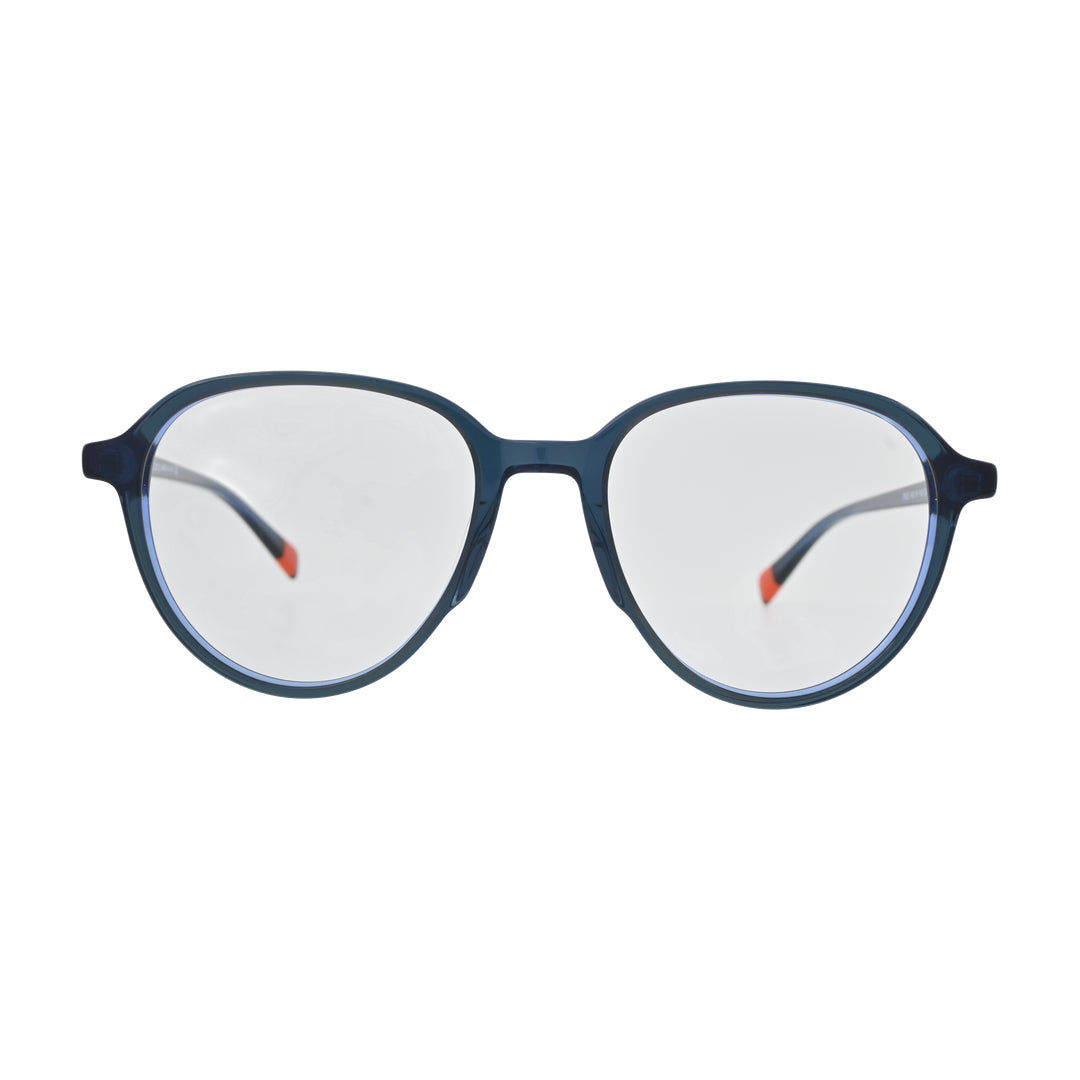 Petrol Teal Round Eyeglasses N043