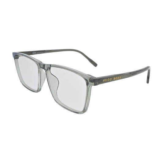 Smoke Grey Rectangle Eyeglasses N044
