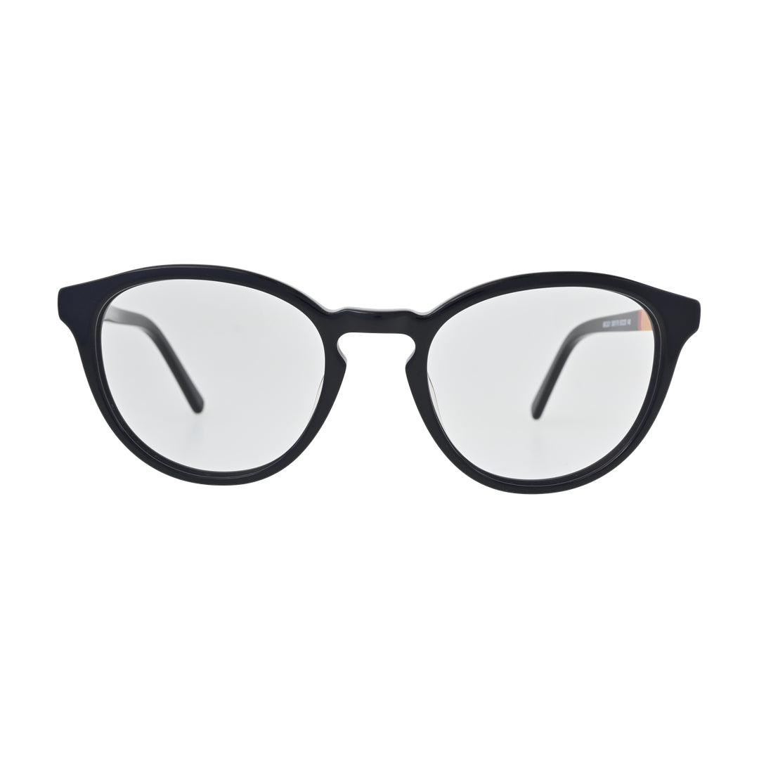 Midnight Navy Round Eyeglasses N049