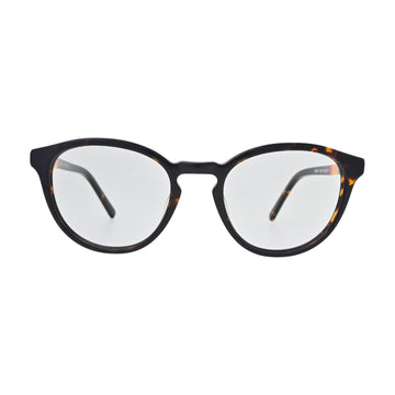 Amber Tortoise Round Eyeglasses N050