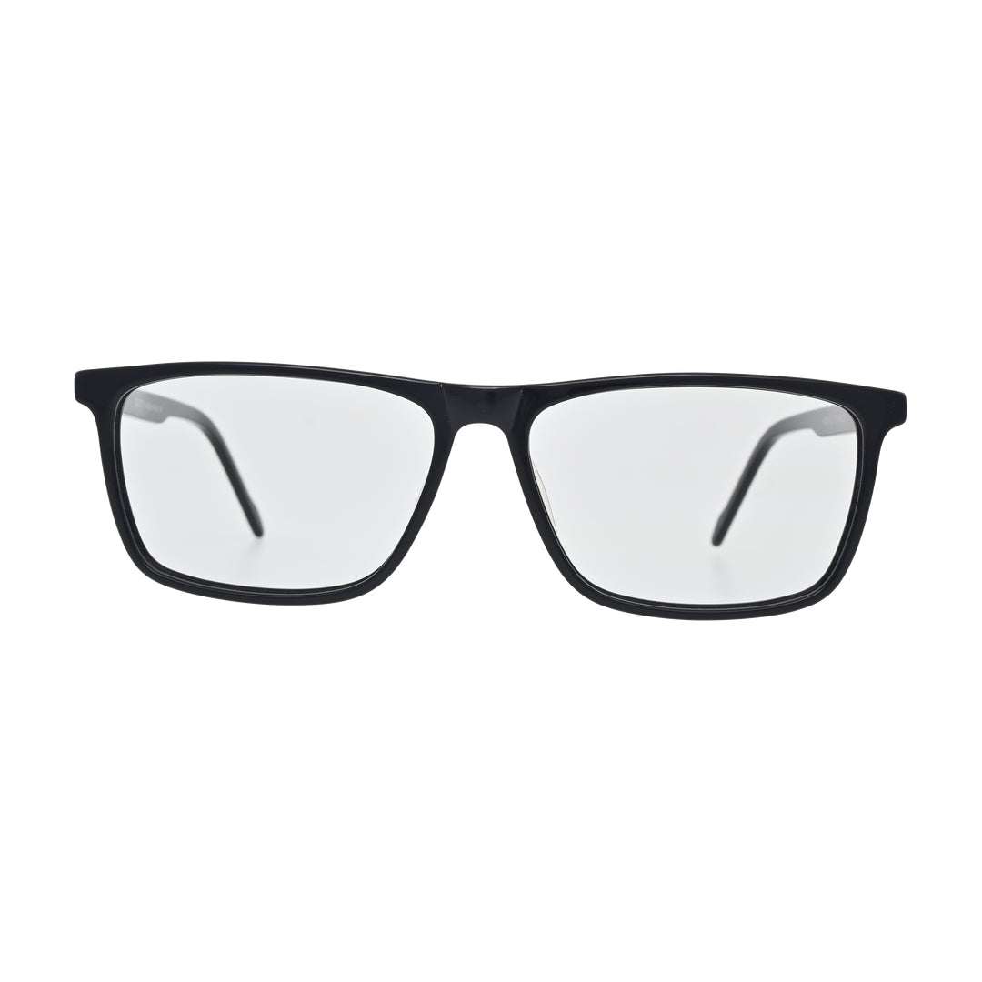 Classic Black Rectangle Eyeglasses N057