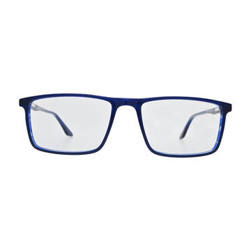 Deep Navy Rectangle Eyeglasses N058