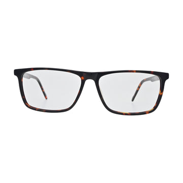 Amber Tortoise Rectangle Eyeglasses N059