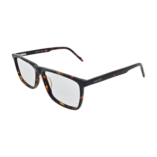Amber Tortoise Rectangle Eyeglasses N059