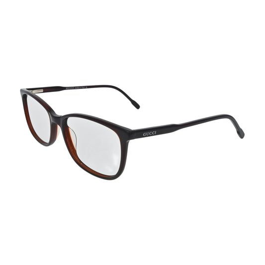 Mahogany Brown Square Eyeglasses N060