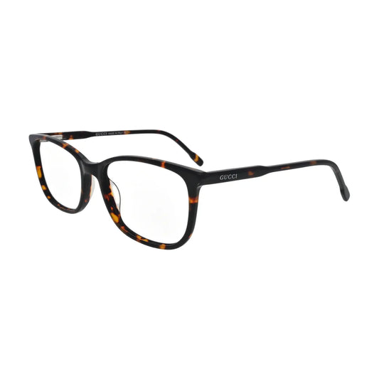 Dark Tortoise Rectangle Glasses for Women N066 – angled side view