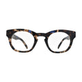 Blue Speckle Tortoise Keyhole Glasses for Women N070 – front view