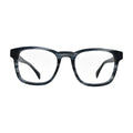 Blue Grey Horn Square Glasses for Women N076 – front view