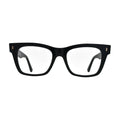 Black Square Glasses with Gold Rivets for Women N080 – front view