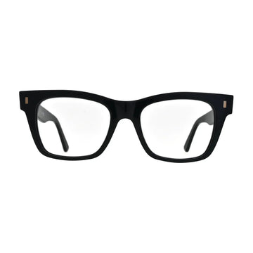 Black Square Glasses with Gold Rivets for Women N080 – front view