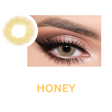 Optiano Glamorous Honey Contact Lenses
