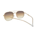 Rear oblique perspective of RB3707 001-51 sunglasses showing gold-tone inner frame markings and transparent temple tips.