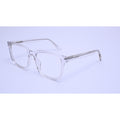 A bold square silhouette in a transparent finish—minimalist, modern, and made to stand out.
