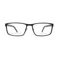 Tommy Hilfiger TH1593 Black Rectangular Eyeglasses front view