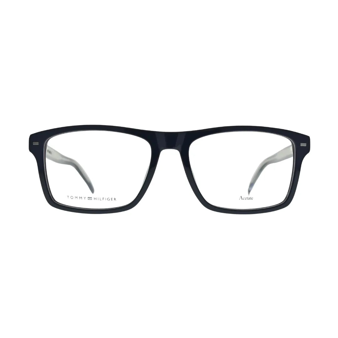 Tommy Hilfiger TH1770 Blue Rectangular Eyeglasses front view