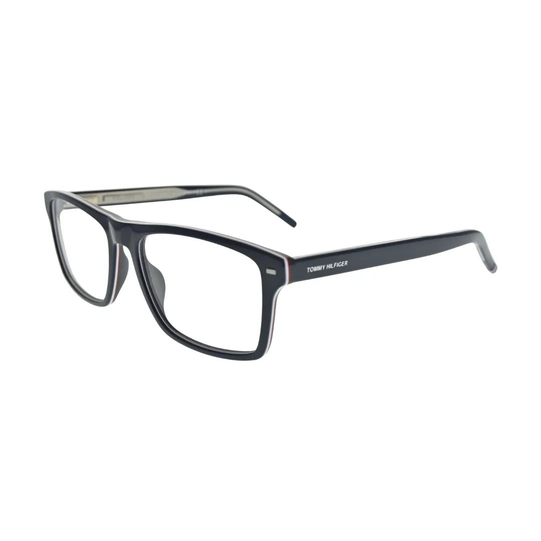 Tommy Hilfiger TH1770 Blue Rectangular Eyeglasses side profile