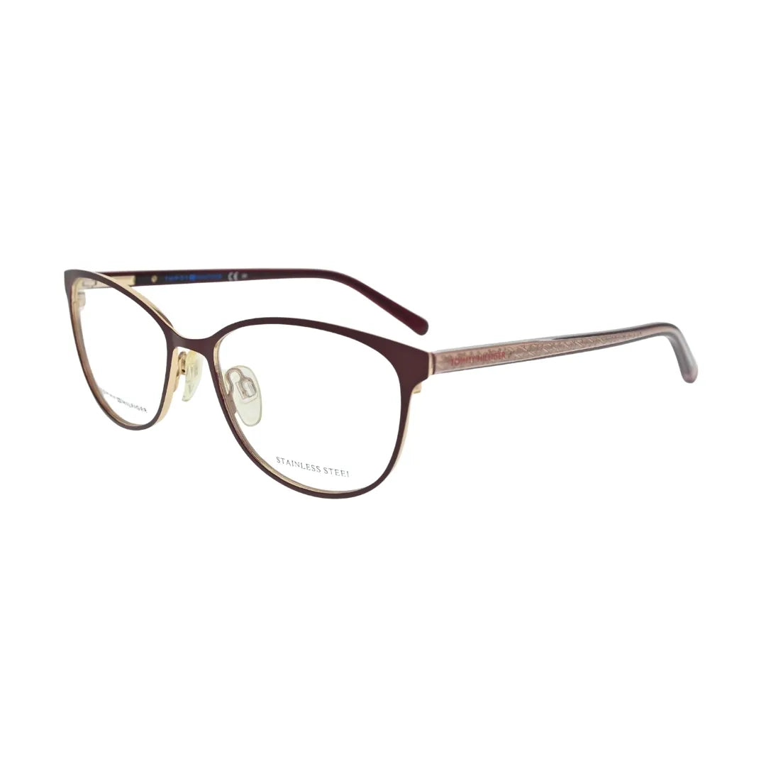 Tommy Hilfiger TH1778 Red Cat Eye Eyeglasses back view