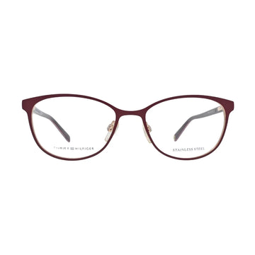 Tommy Hilfiger TH1778 Red Cat Eye Eyeglasses front view