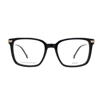 Tommy Hilfiger TH1822 Black Square Eyeglasses front view
