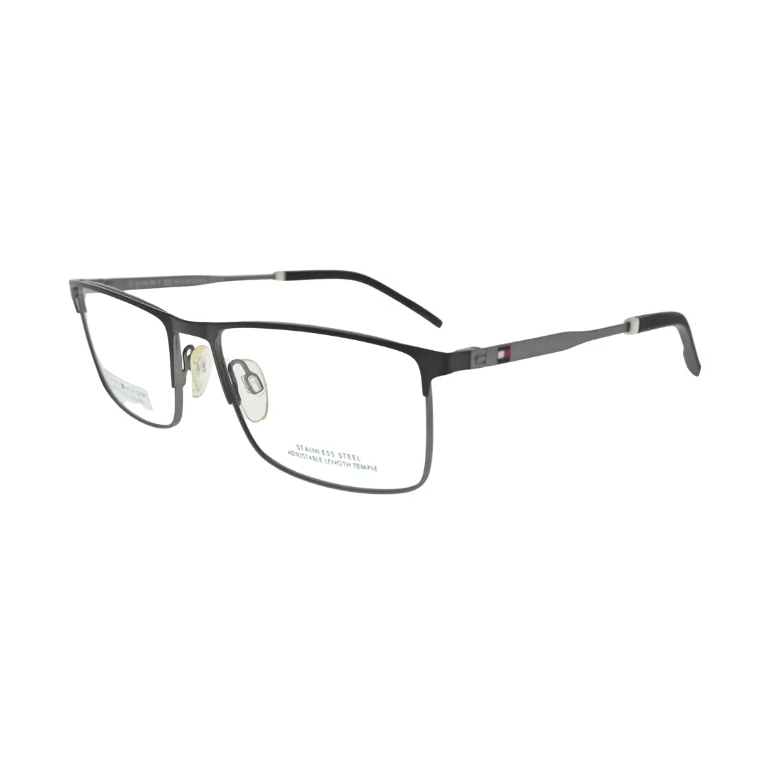 Tommy Hilfiger TH1843 Brown Rectangular Eyeglasses back view