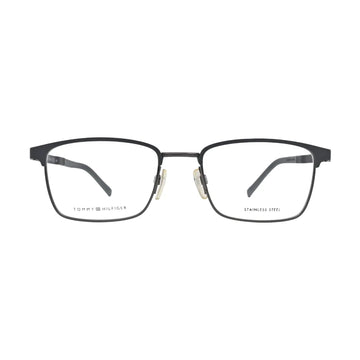 Tommy Hilfiger TH1919 Grey Rectangular Eyeglasses front view