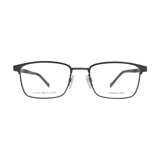 Tommy Hilfiger TH1919 Grey Rectangular Eyeglasses front view