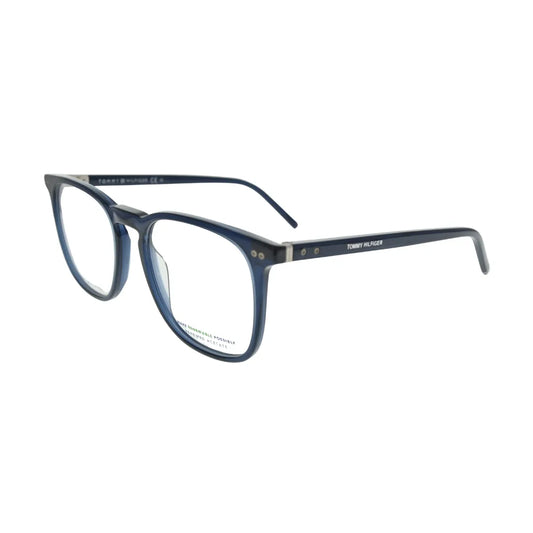 Tommy Hilfiger TH1940 Blue Rectangular Eyeglasses back view