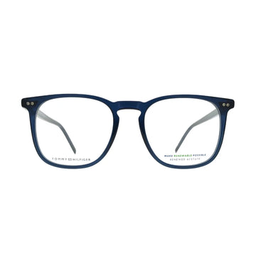 Tommy Hilfiger TH1940 Blue Rectangular Eyeglasses front view