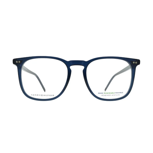Tommy Hilfiger TH1940 Blue Rectangular Eyeglasses front view