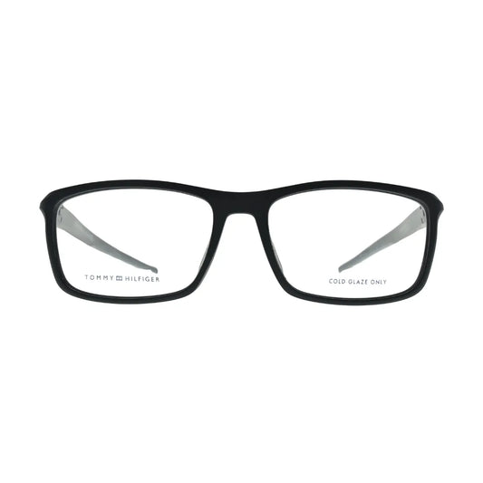 Tommy Hilfiger TH1965 Black Rectangular Eyeglasses front view