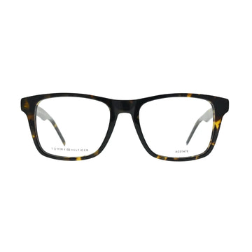 Tommy Hilfiger TH1990 Havana Square Eyeglasses front view