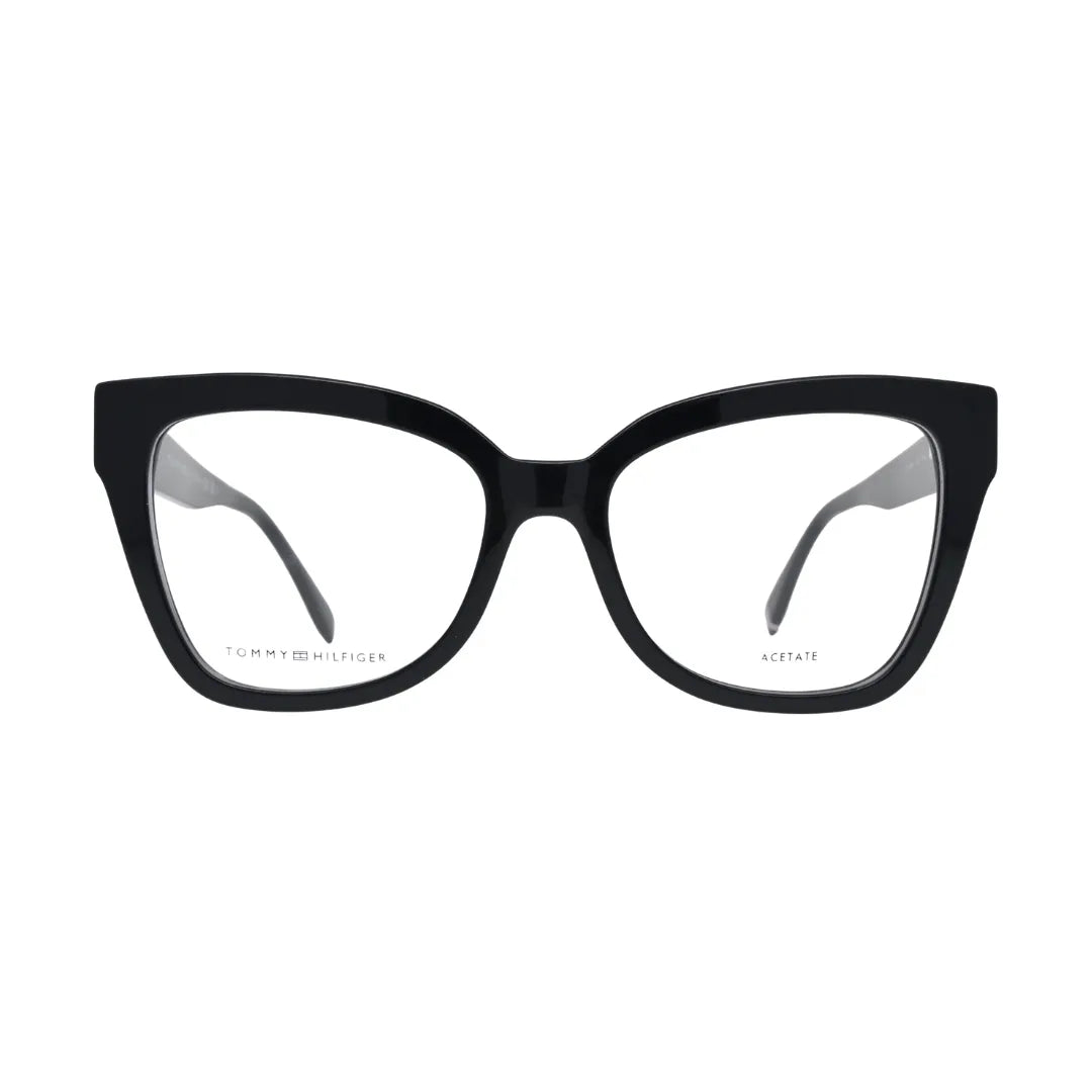 Tommy Hilfiger TH2053 Black Cat Eye Eyeglasses front view