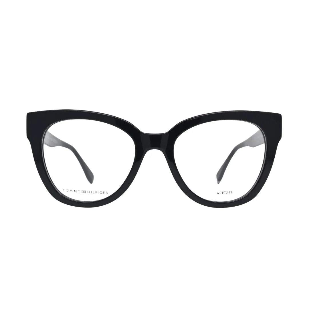 Tommy Hilfiger TH2054 Black Cat Eye Eyeglasses front view